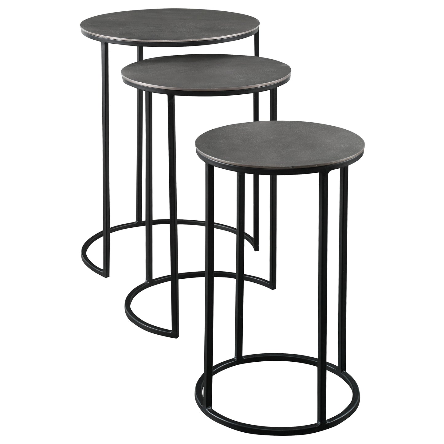 Uttermost Erik Metal Nesting Tables, S/3 25057