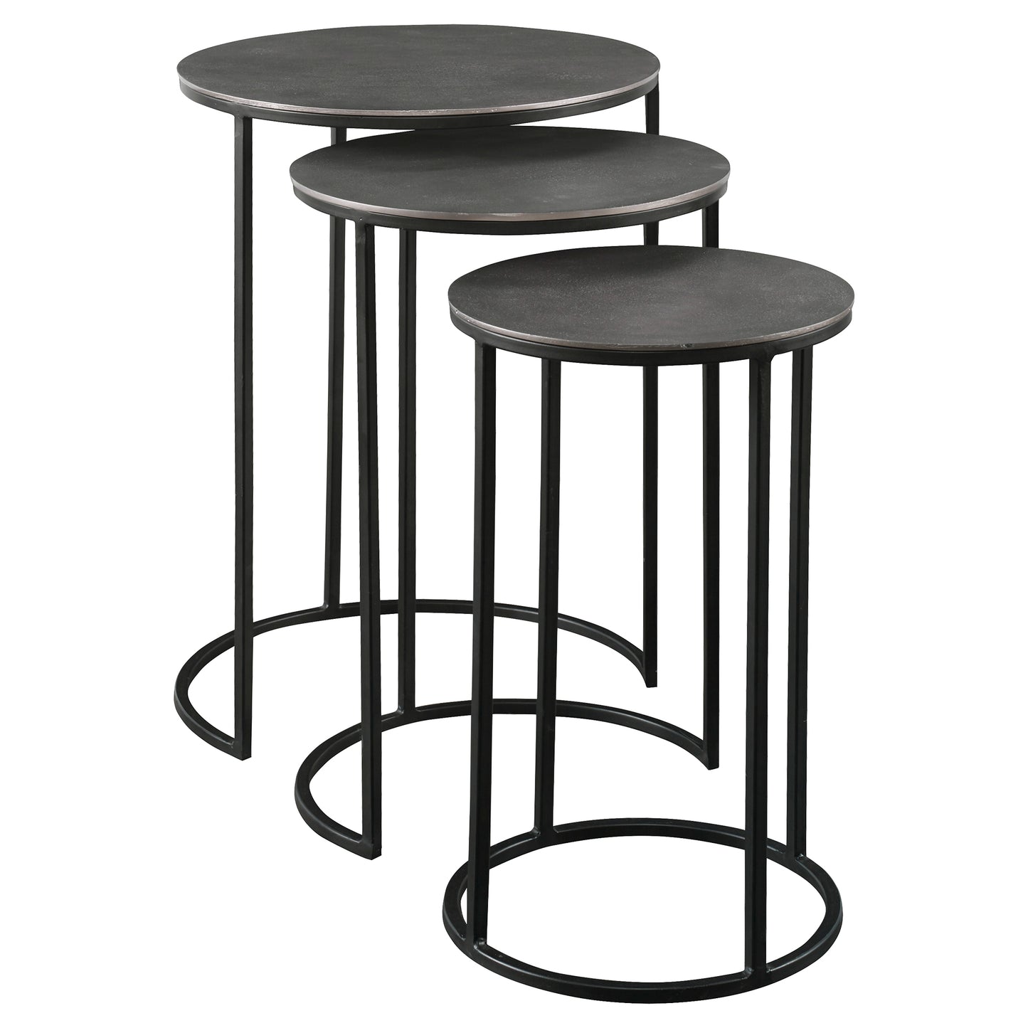 Uttermost Erik Metal Nesting Tables, S/3 25057