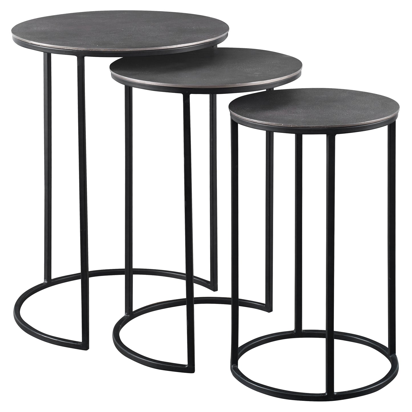 Uttermost Erik Metal Nesting Tables, S/3 25057