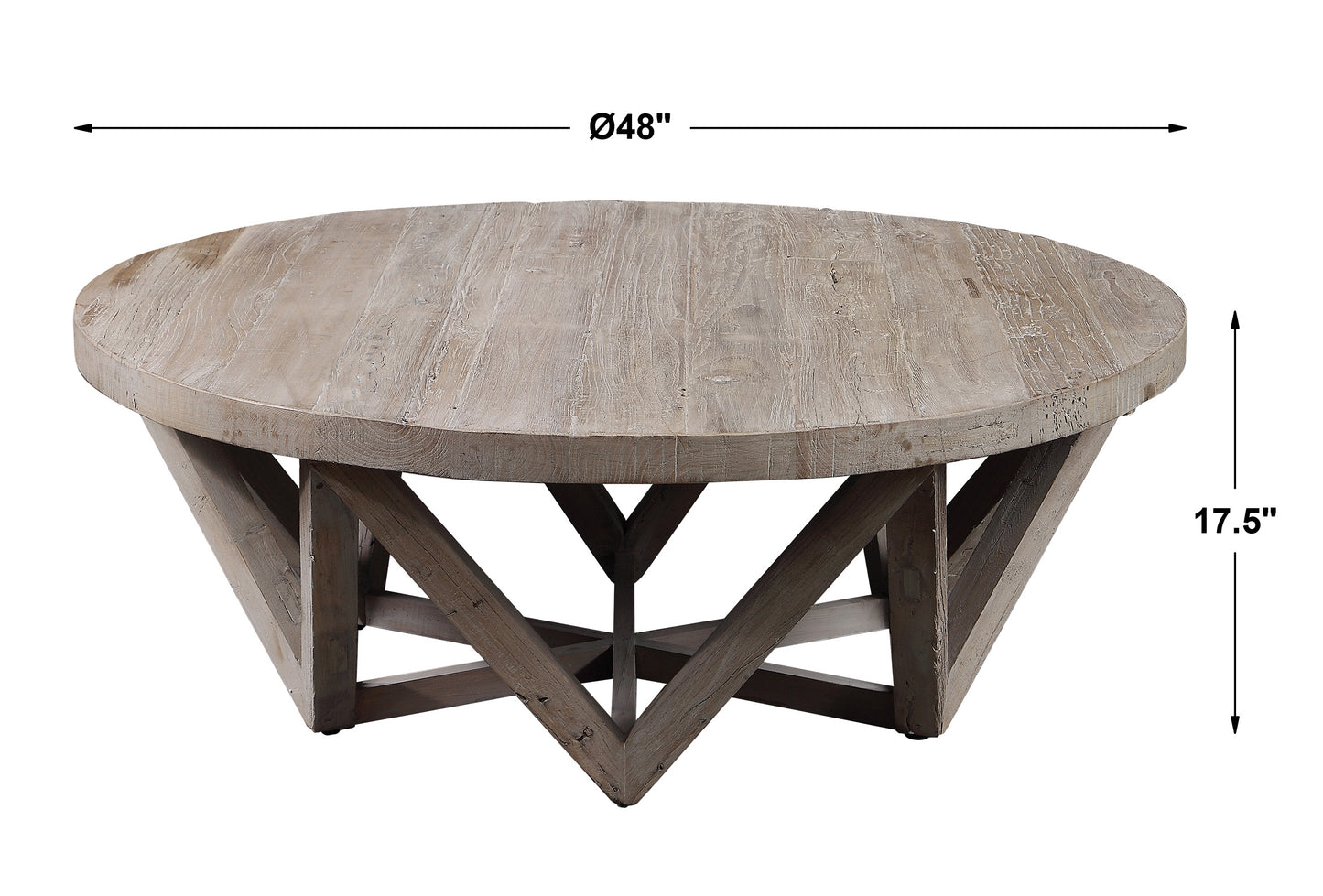 Uttermost Kendry Reclaimed Wood Coffee Table 24928