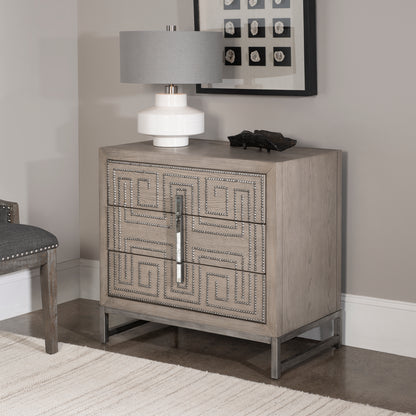 Uttermost Devya Gray Oak Accent Chest 25369