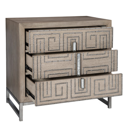 Uttermost Devya Gray Oak Accent Chest 25369