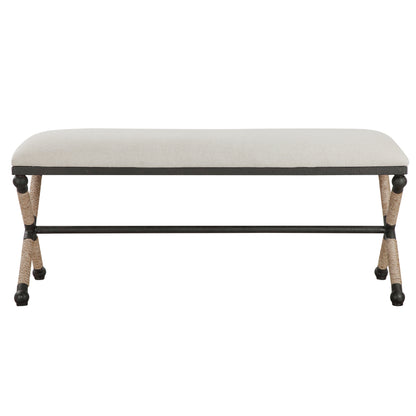 Uttermost Firth Oatmeal Bench 23528