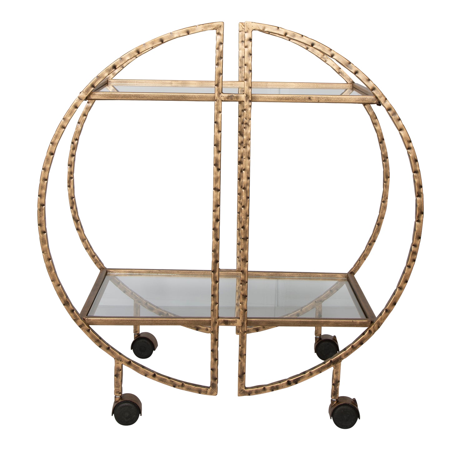 Uttermost Zelina Gold Bar Cart 25065