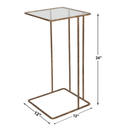 Uttermost Cadmus Gold Accent Table 25066