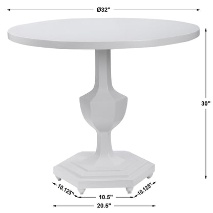 Uttermost Kabarda White Foyer Table 24945