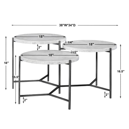 Uttermost Contarini Tiered Coffee Table 25071