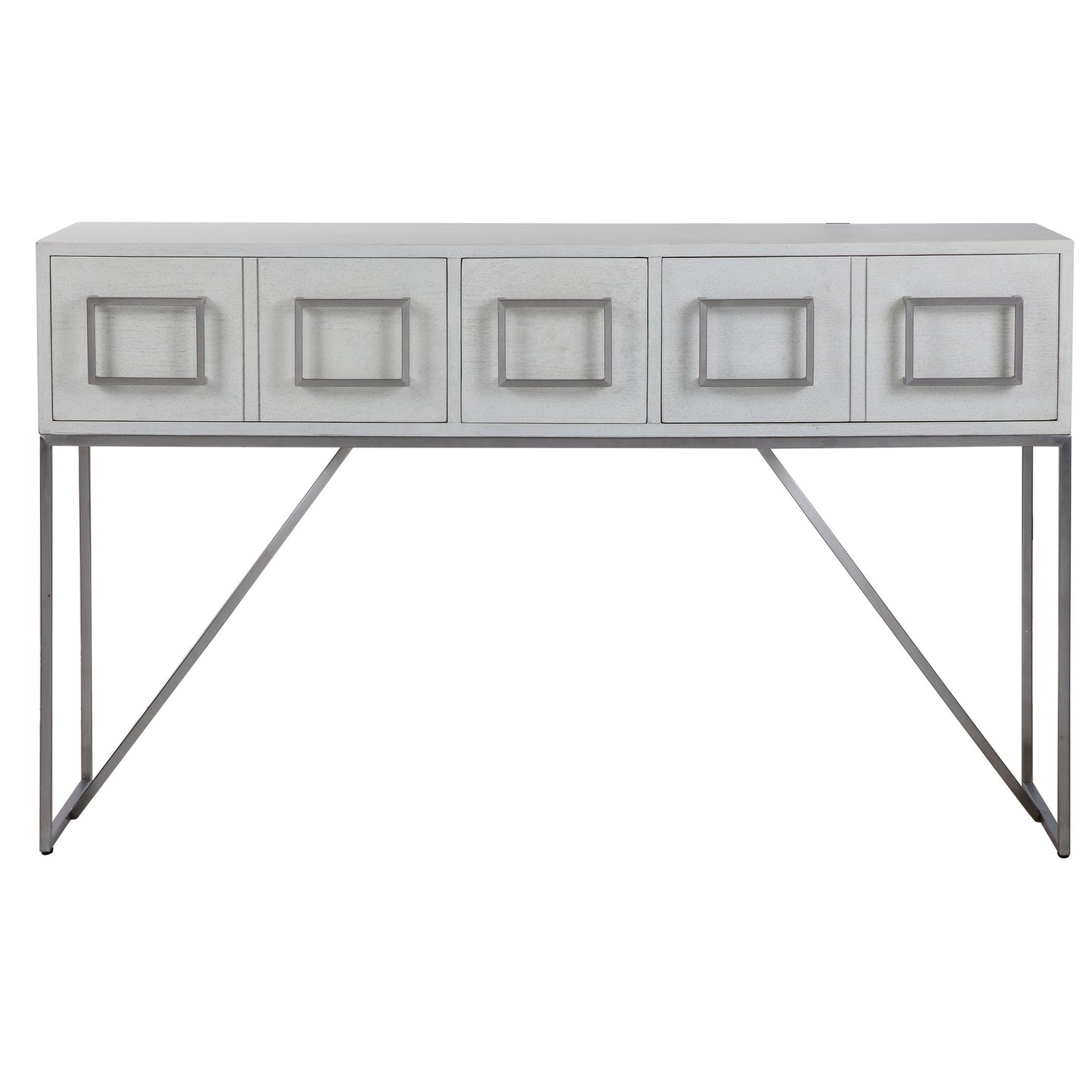 Uttermost Abaya White Console Table 24954