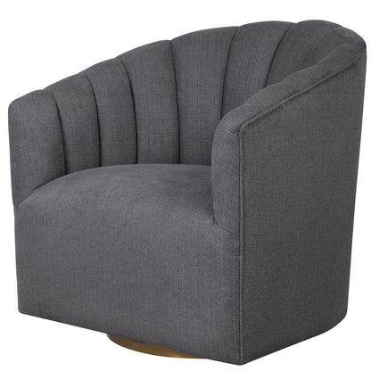 Uttermost Cuthbert Modern Swivel Chair 23536