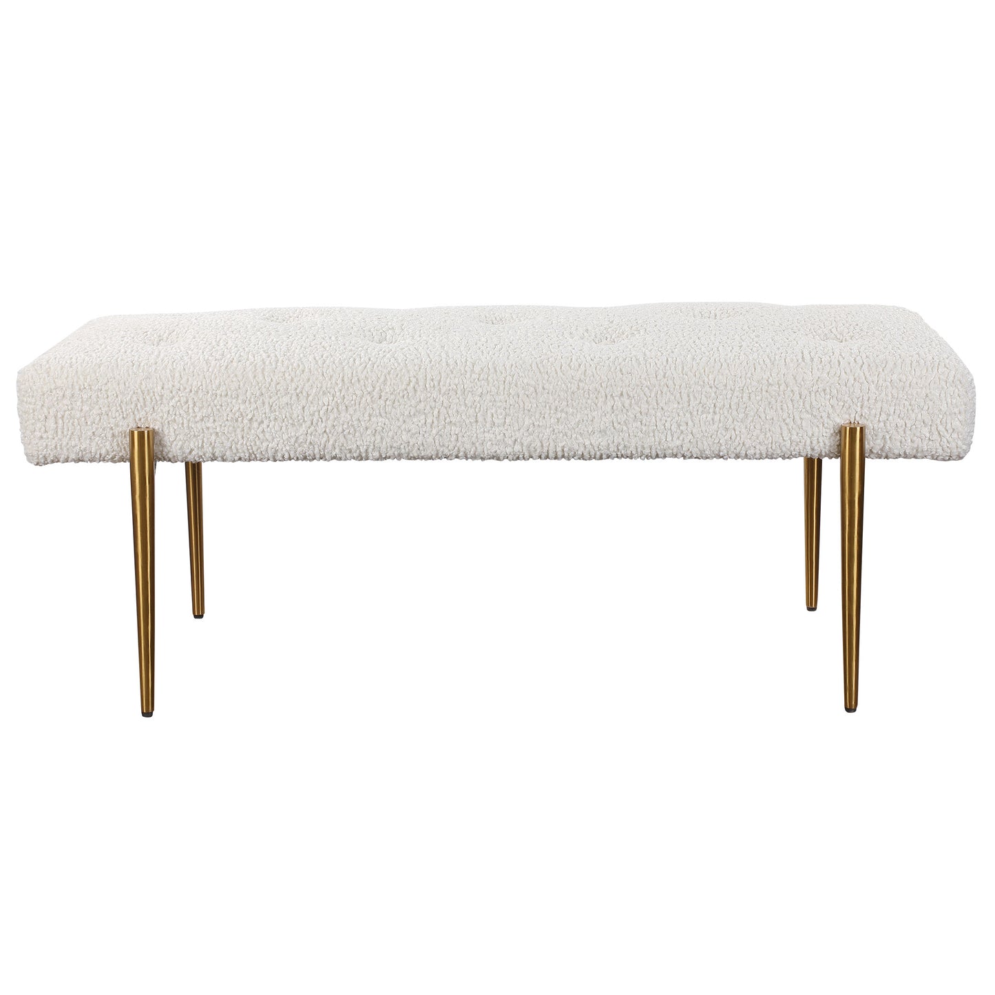 Uttermost Olivier White Bench 23572