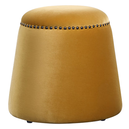 Uttermost Gumdrop Mustard Ottoman  23573