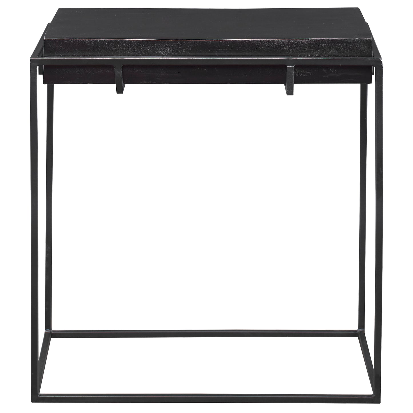 Uttermost Telone Modern Black Side Table 25106