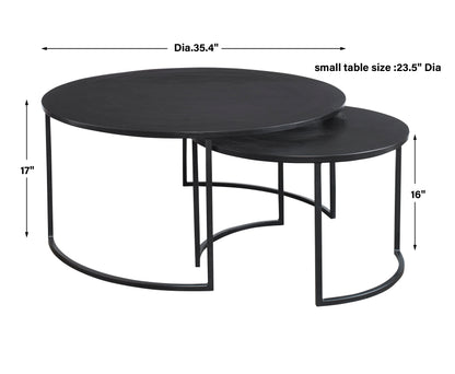 Uttermost Barnette Modern Nesting Coffee Tables S/2 25109