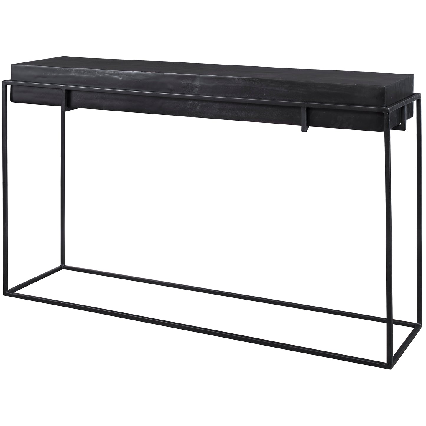 Uttermost Telone Modern Black Console Table 25110