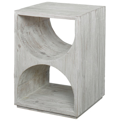 Uttermost Hans White Side Table 24969