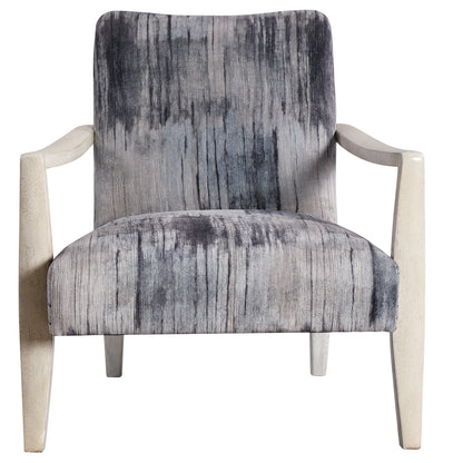 Uttermost Watercolor Gray Chenille Accent Chair 23587