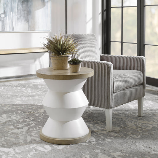 Uttermost Spool Geometric Side Table 25488