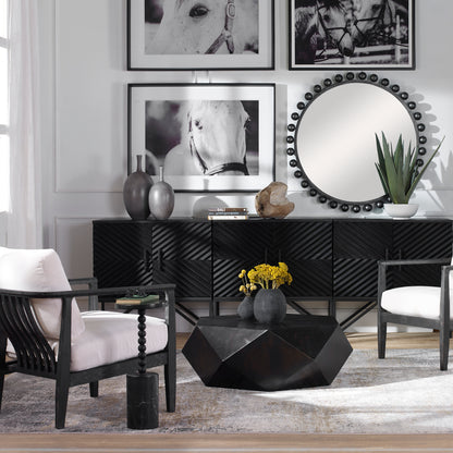 Uttermost Volker Small Black Coffee Table 25491