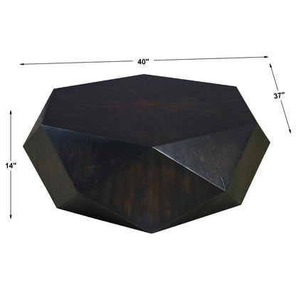 Uttermost Volker Small Black Coffee Table 25491