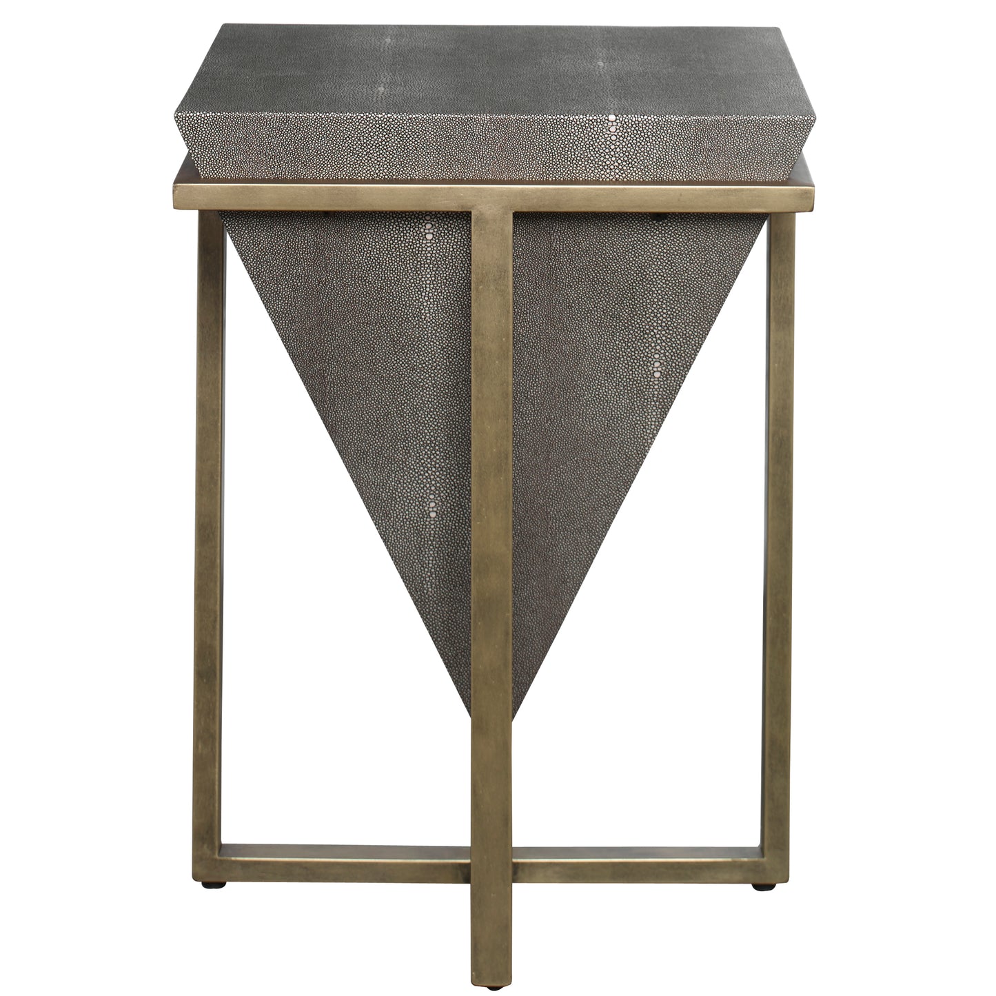 Uttermost Bertrand Shagreen Accent Table 25123