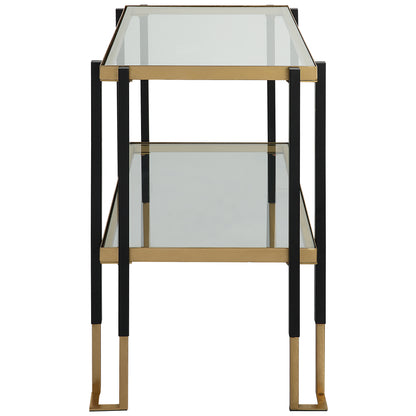 Uttermost Kentmore Glass Side Table 25138