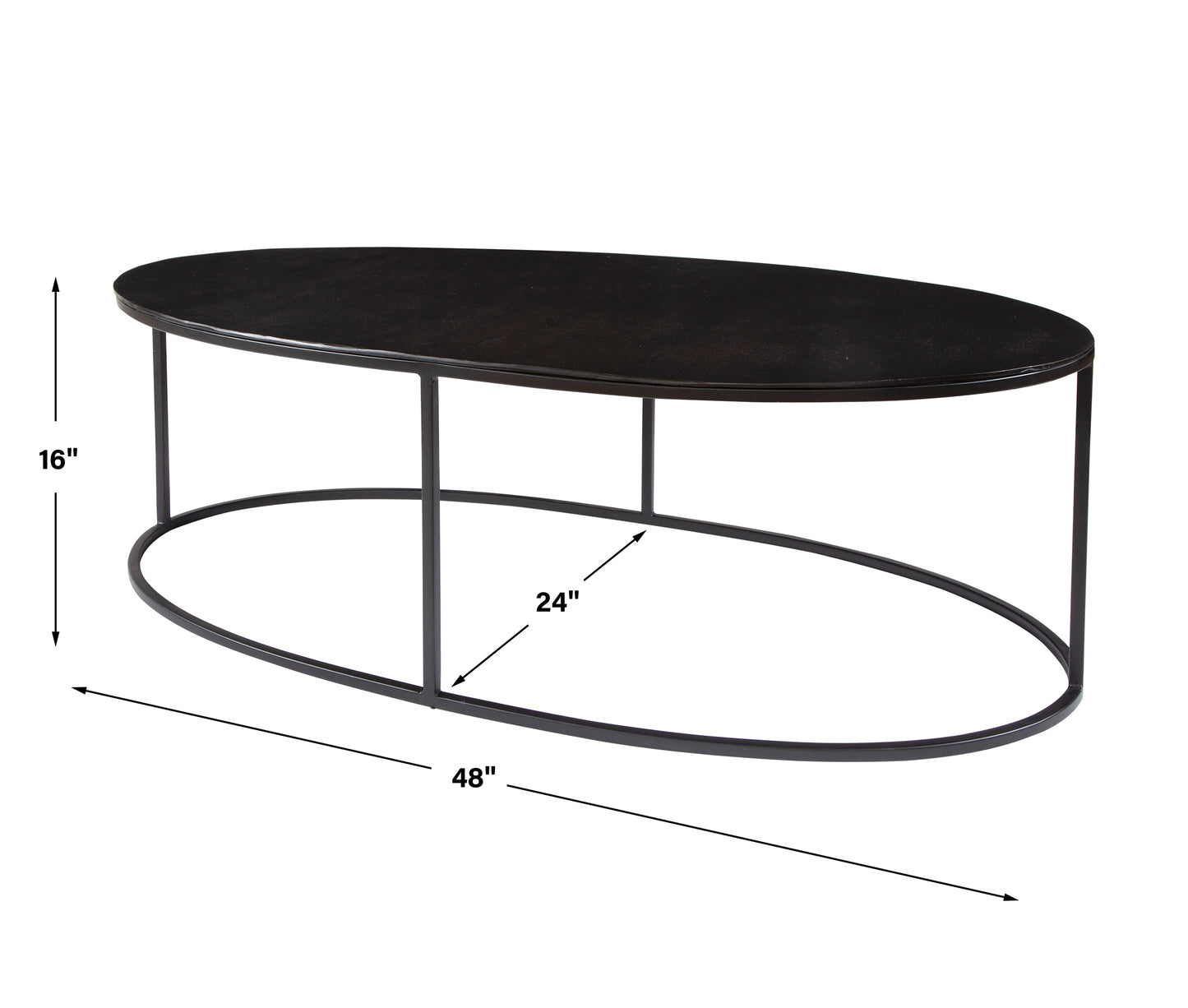 Uttermost Coreene Oval Coffee Table 25152