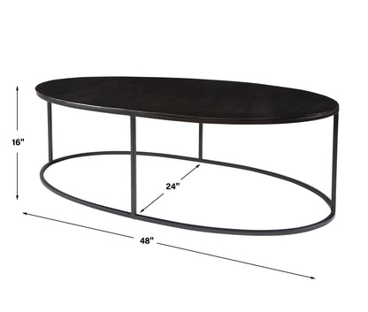 Uttermost Coreene Oval Coffee Table 25152