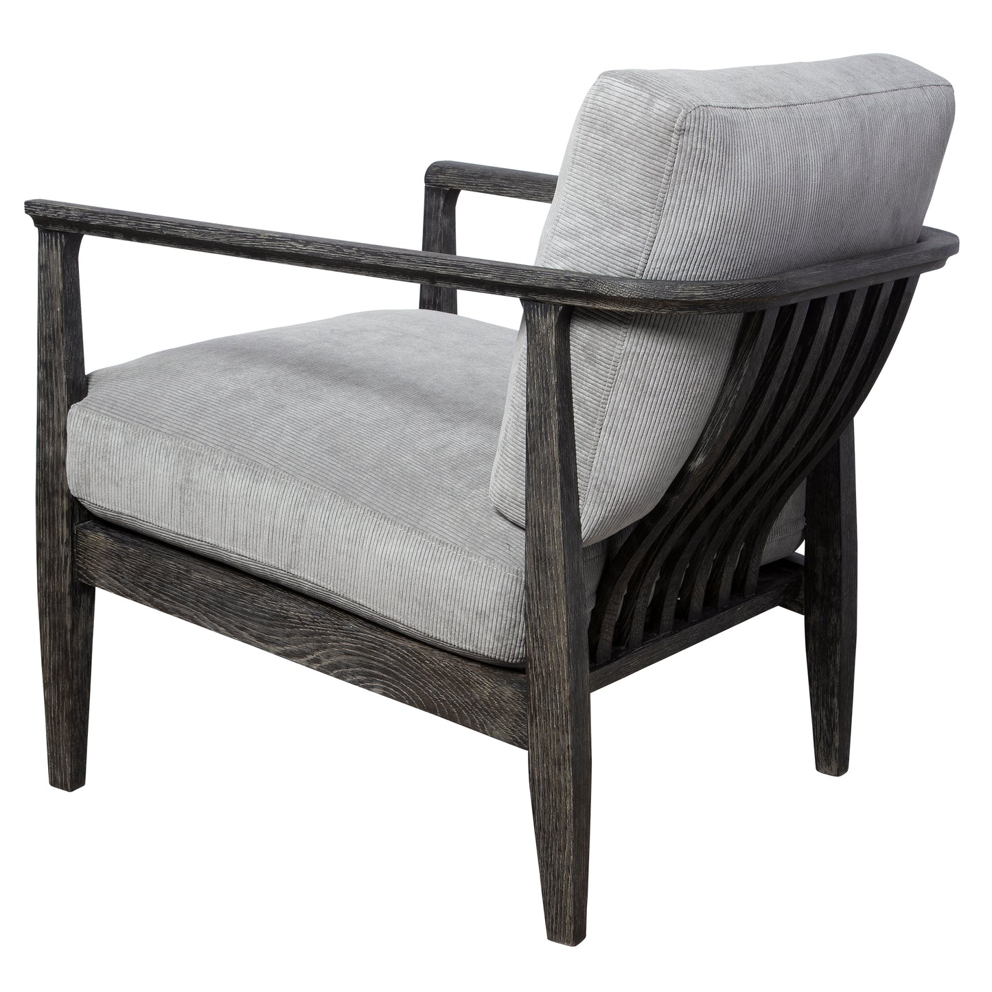 Uttermost Brunei Modern Gray Accent Chair 23657