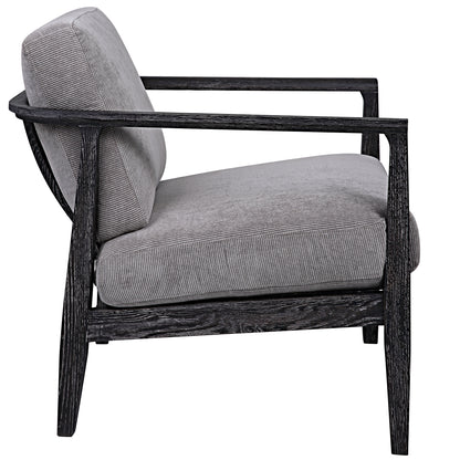 Uttermost Brunei Modern Gray Accent Chair 23657