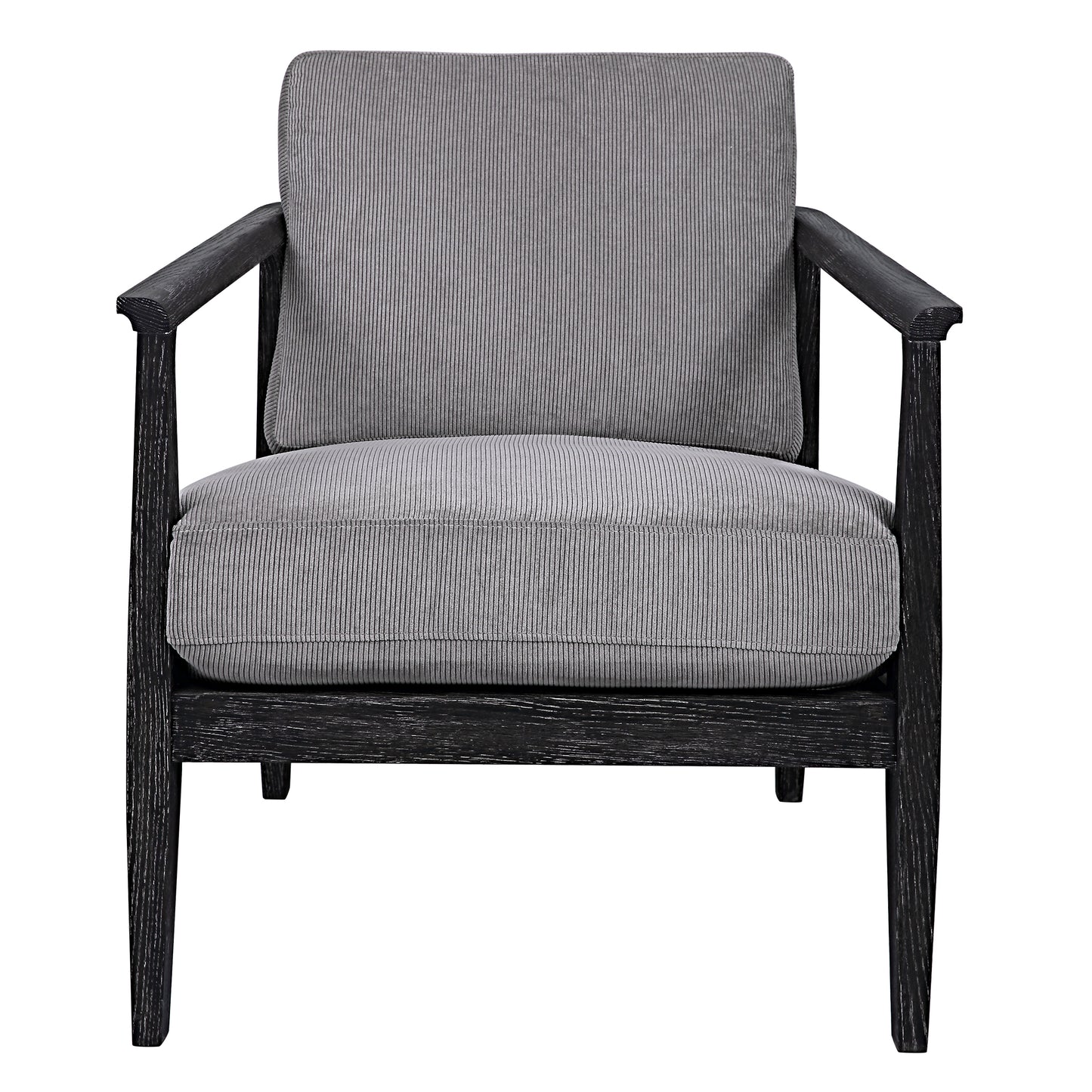 Uttermost Brunei Modern Gray Accent Chair 23657