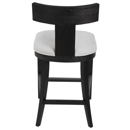 Uttermost Idris Modern Wood Counter Stool 23664