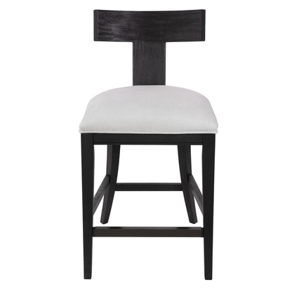 Uttermost Idris Modern Wood Counter Stool 23664