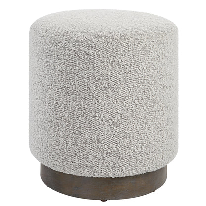 Uttermost Avila Light Gray Ottoman 23665