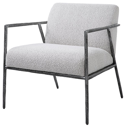 Uttermost Brisbane Light Gray Accent Chair 23660