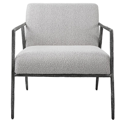 Uttermost Brisbane Light Gray Accent Chair 23660