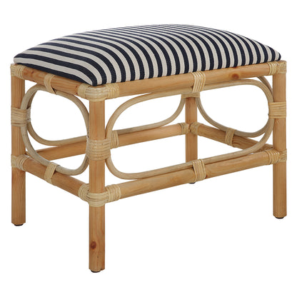 Uttermost Laguna Small Striped Bench 23666