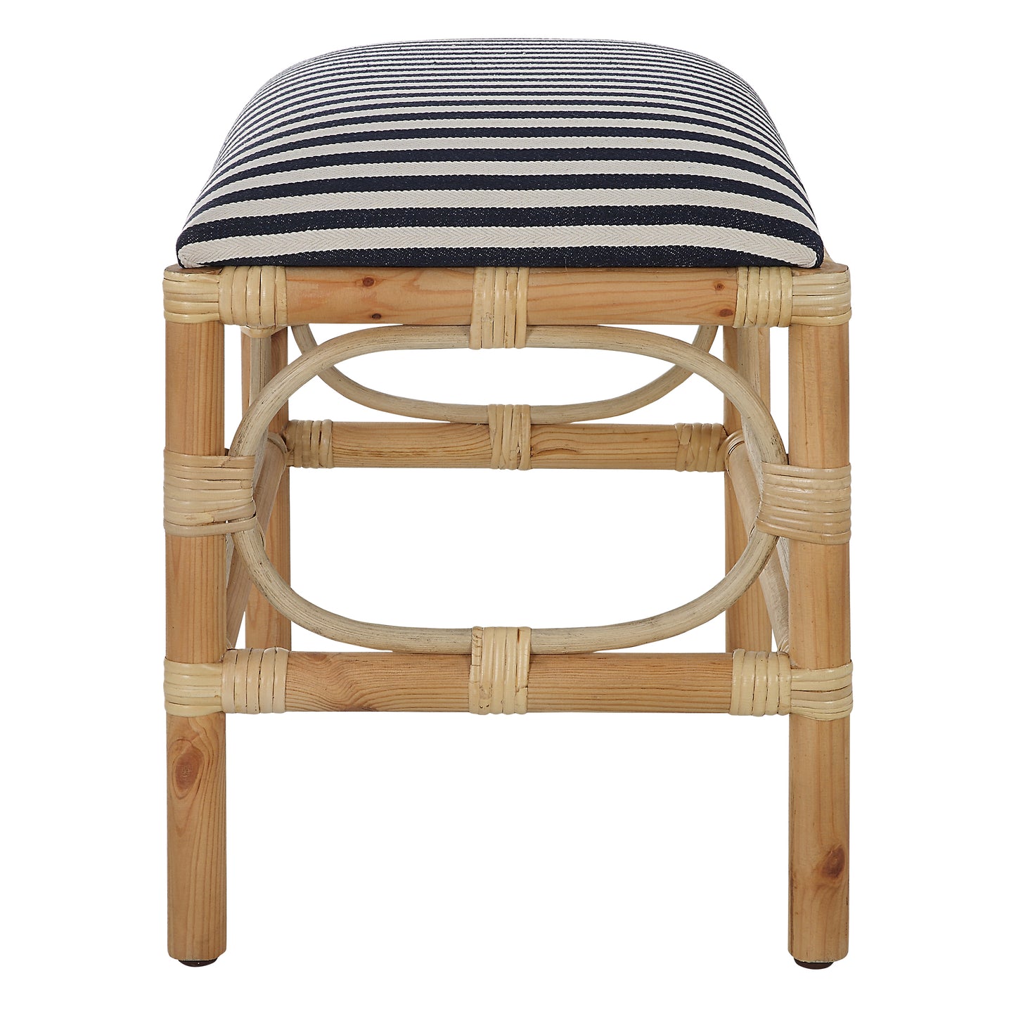 Uttermost Laguna Small Striped Bench 23666