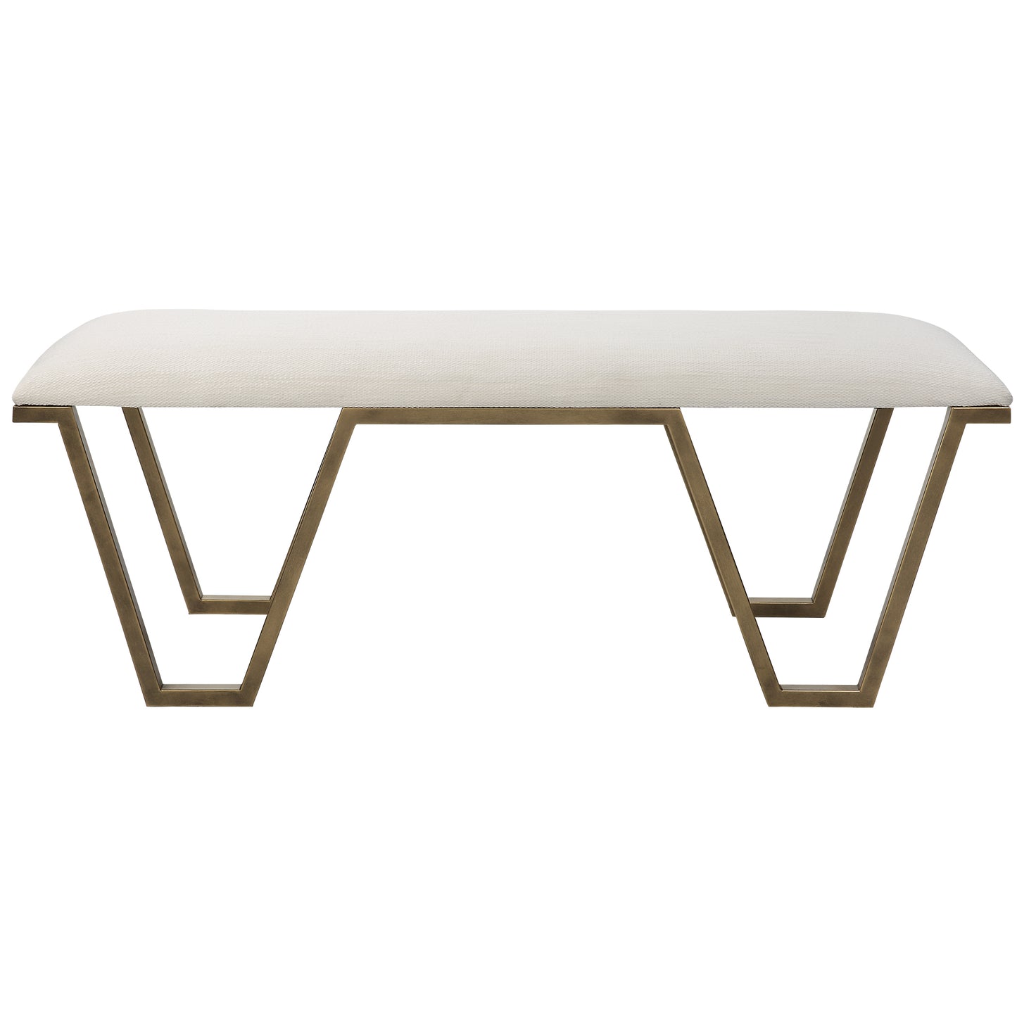 Uttermost Farrah Geometric Bench 23676