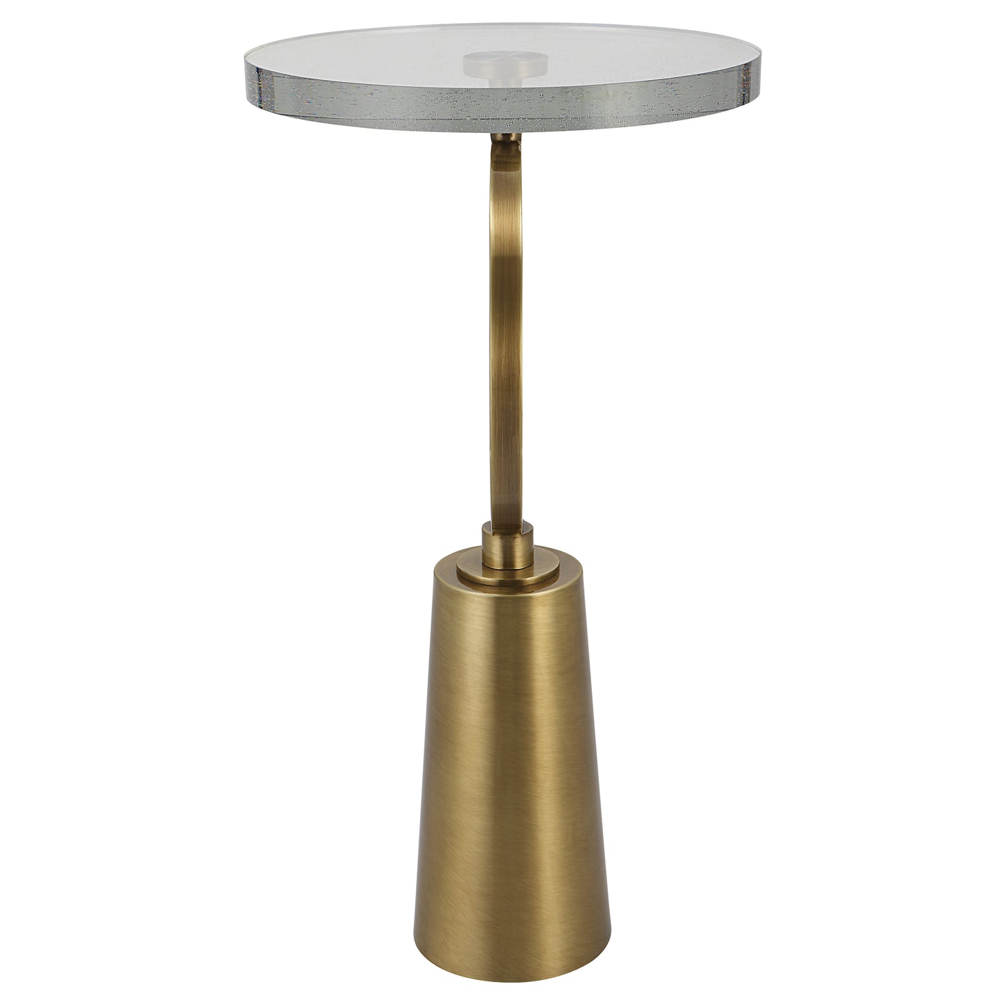 Uttermost Ringlet Brass Accent Table 25178