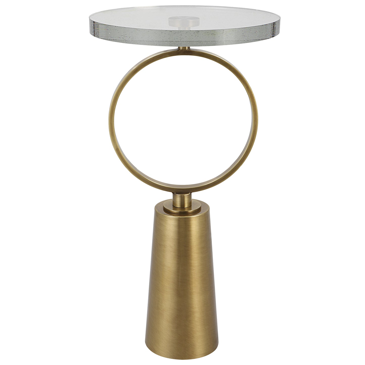 Uttermost Ringlet Brass Accent Table 25178