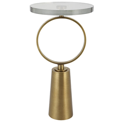 Uttermost Ringlet Brass Accent Table 25178