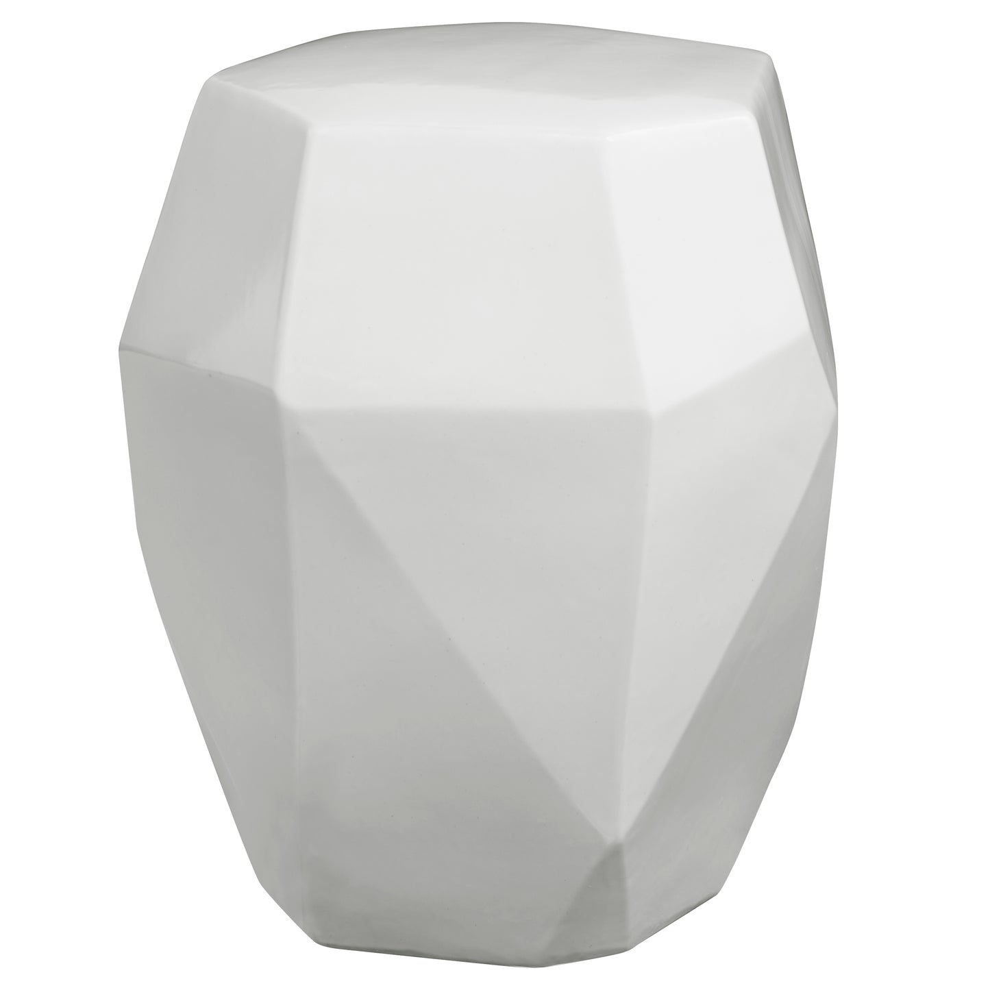 Uttermost Maquette White Garden Stool 25183