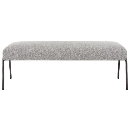 Uttermost Jacobsen Modern Gray Bench 23685