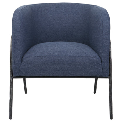 Uttermost Jacobsen Denim Barrel Chair 23683