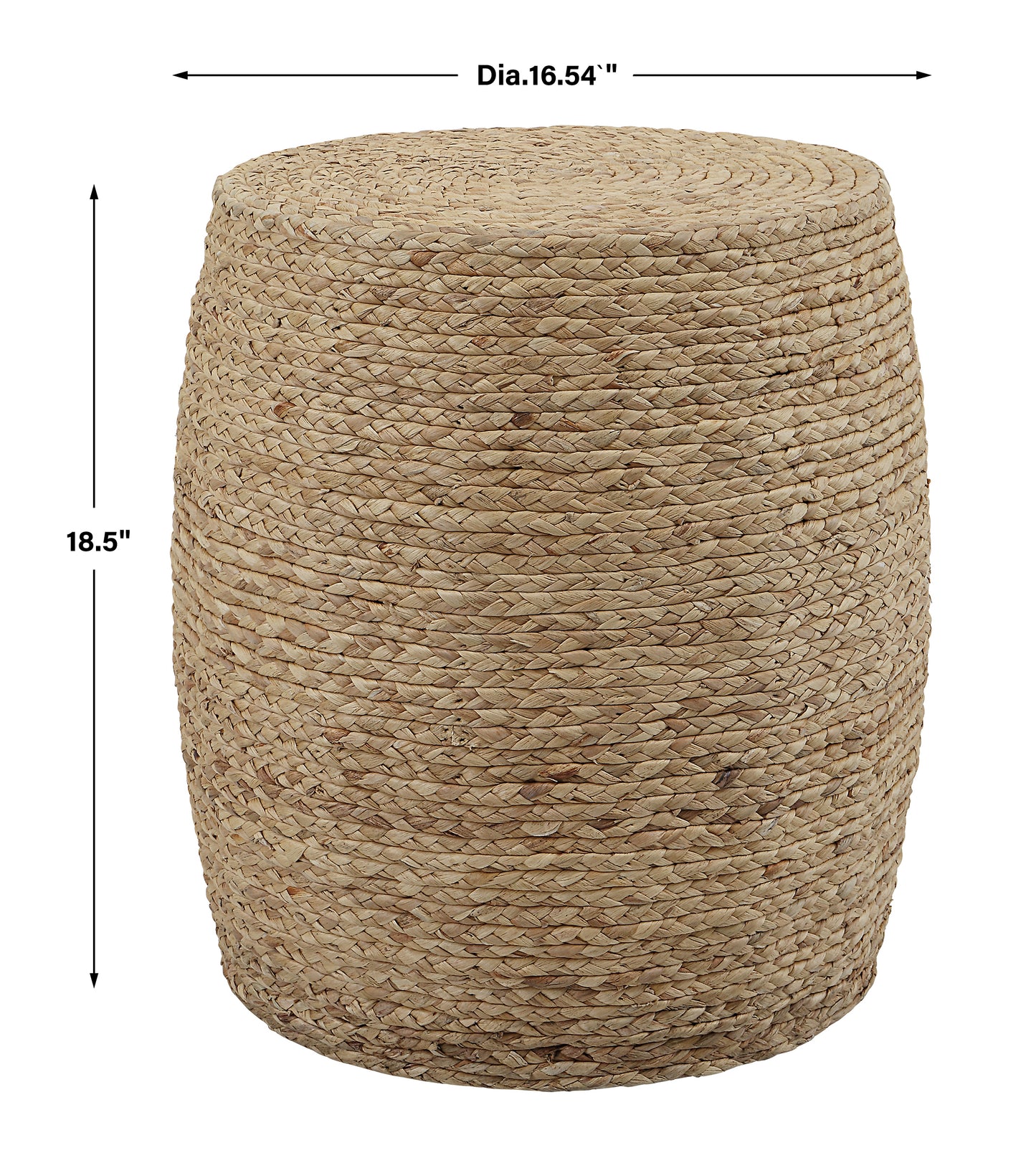 Uttermost Resort Straw Accent Stool 25187