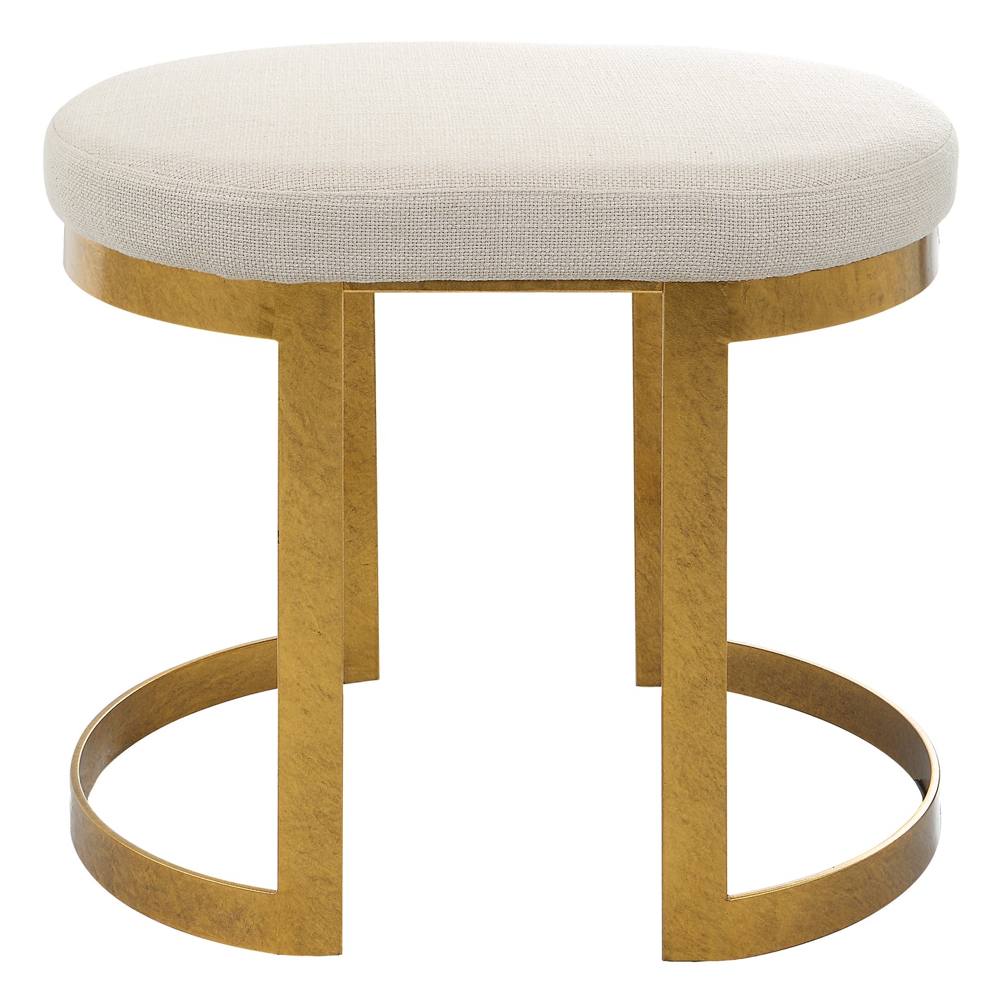 Uttermost Infinity Gold Accent Stool 23698