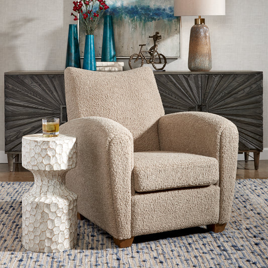 Uttermost Teddy Latte Accent Chair 23694