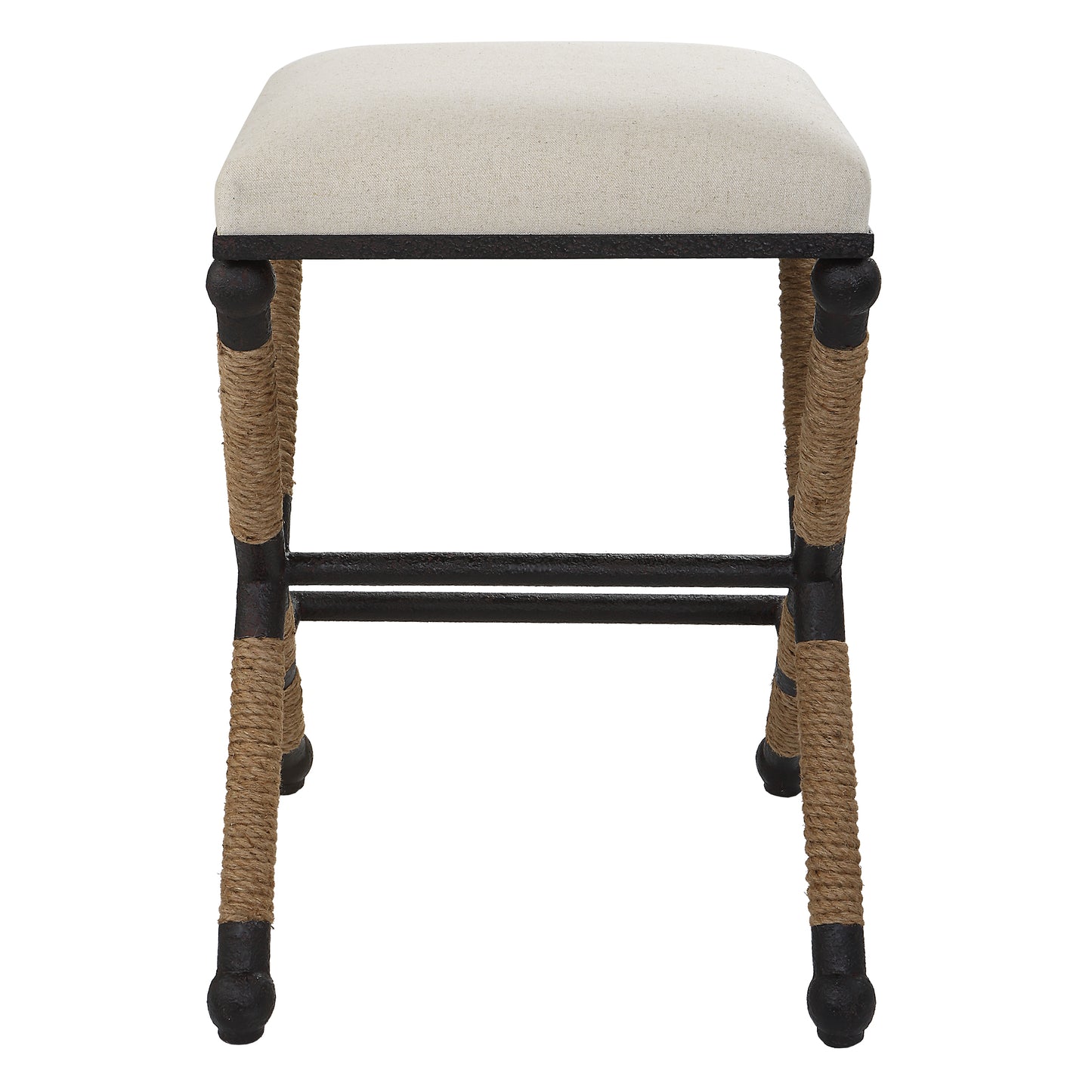 Uttermost Firth Rustic Oatmeal Counter Stool 23709