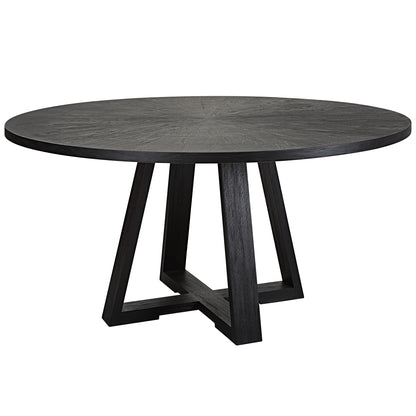 Uttermost Gidran Round Black Dining Table 25206