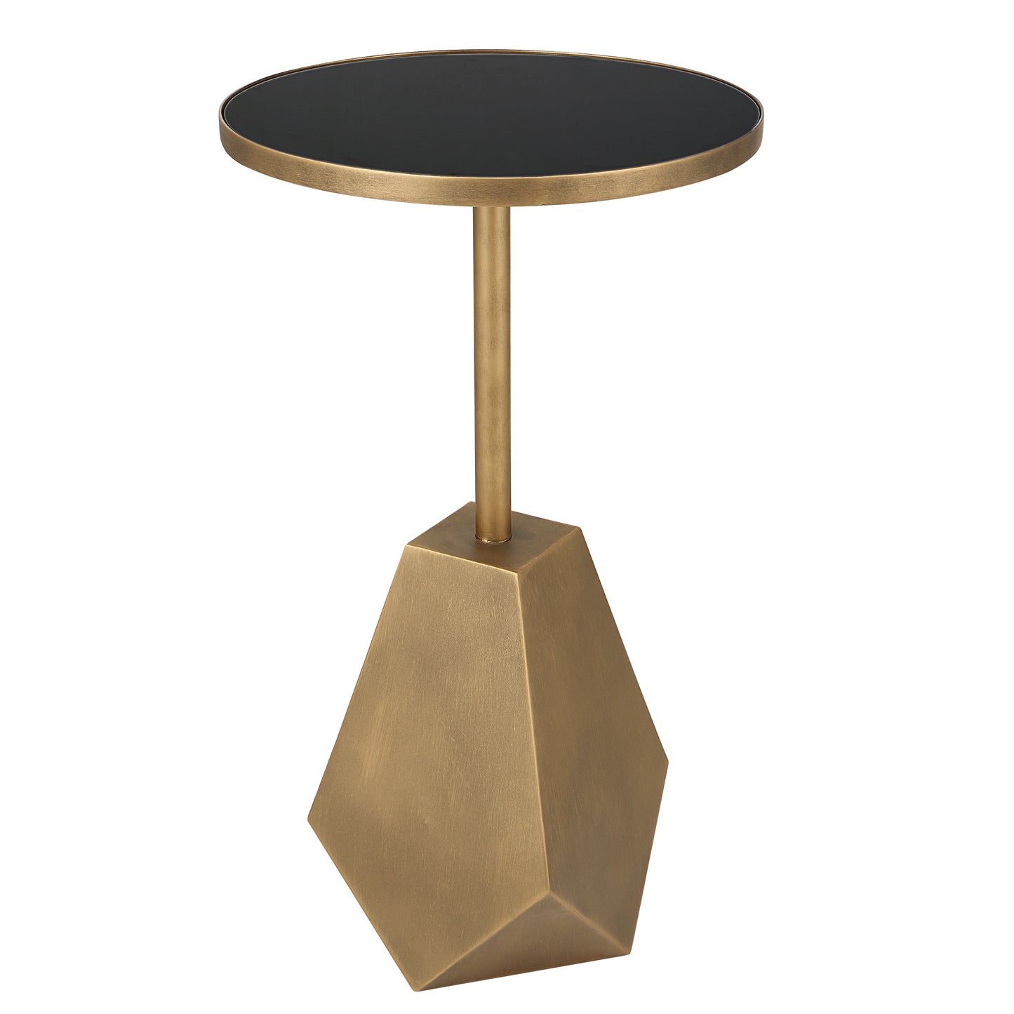 Uttermost Comet Geometric Bronze Accent Table 25211